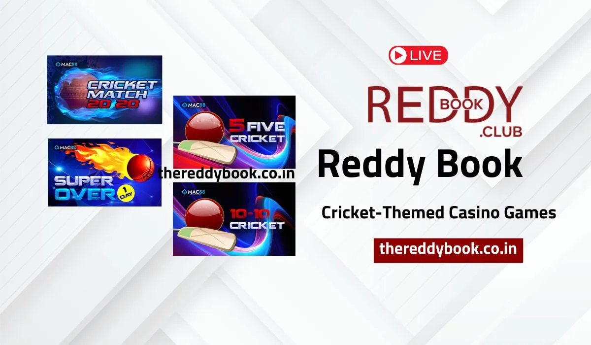 Read more about the article Cricket-Themed Casino Games on Reddybook